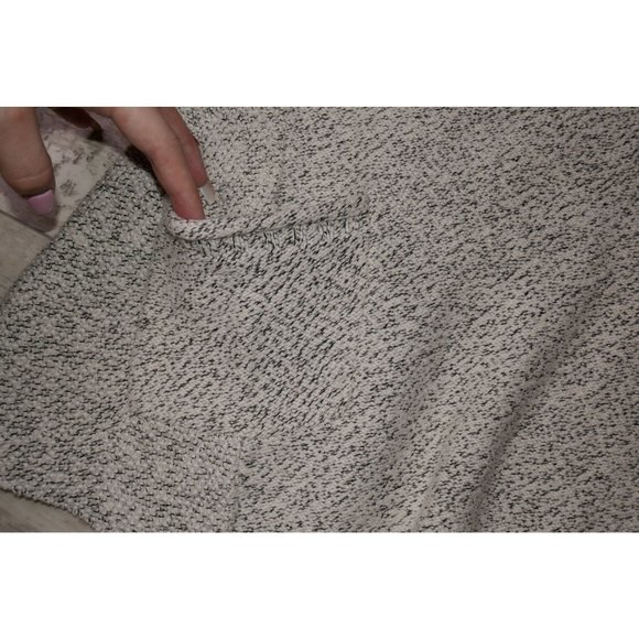 Habitat Sweater Women Gray Knit Round Neck Long Sleeve Pocket Sweater - Picture 11 of 13